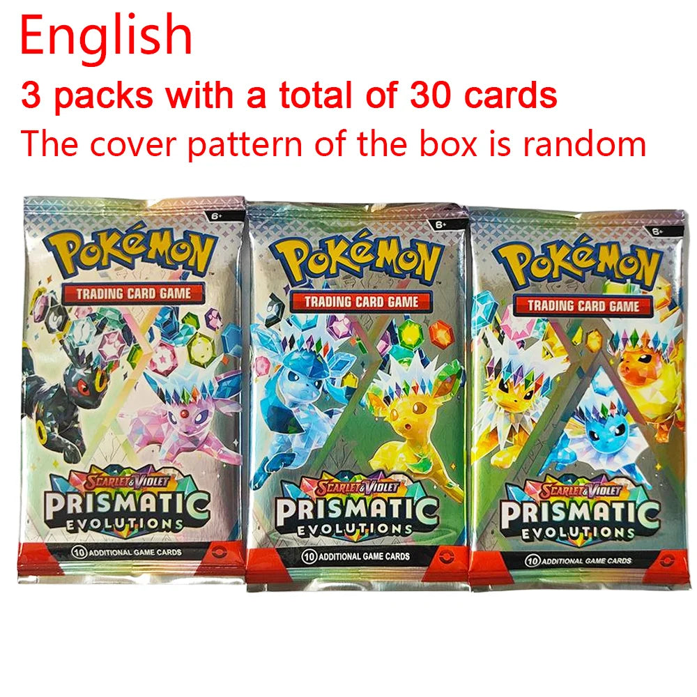 360PCS Pokémon Trading Card Booster Set – Destined Rivals, Prismatic Evolutions & Scarlet & Violet 151 PALDEAN English Cards Pack