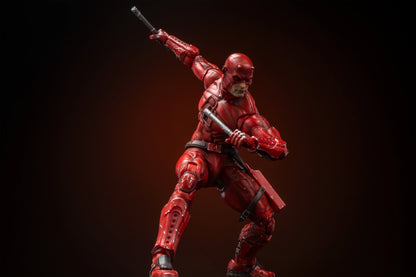 FlefToys Marvel Daredevil Action Figure — 8" Classic Red Shadowland Reborn Black, Devil Defenders Matt Murdock Legends In Stock