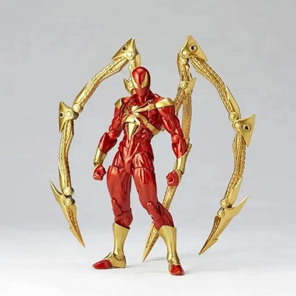 Amazing Yamaguchi Kaiyodo Iron Spider-Man Figure — Animation Collectible Action Model Toy, Birthday Gift