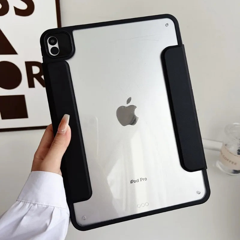 Magnetic Removable Case for iPad Air & Pro (11", 12.9", 9.7", 10.2") – Compatible with iPad 6th-10th Gen