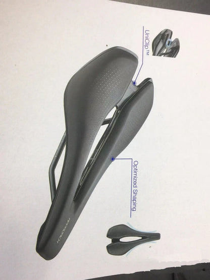 GIANT Approach Gel Saddle — Comfort Bike Seat with Vent for Road & MTB, Fits UNICLIP