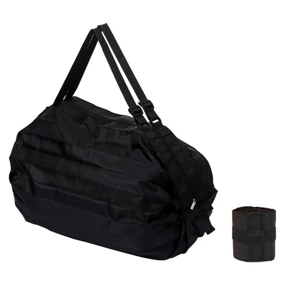 Foldable Shopping Bag - Waterproof Portable Reusable Grocery & Travel Tote Bag