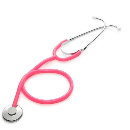 Portable Single Head Stethoscope — Professional Cardiology Medical Device for Doctors, Nurses, Students, and Vets
