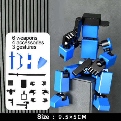 Multi-Jointed Movable Shapeshift Robot 3.0 – 3D Printed Action Model Doll Toy & Christmas Gift