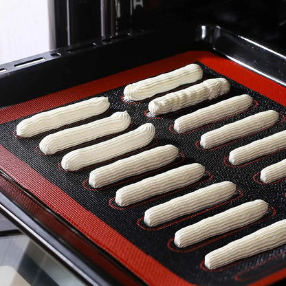 30x40cm Silicone Baking Mat – Reusable Non-Stick Heat-Resistant Sheet for Oven, Grill & Microwave