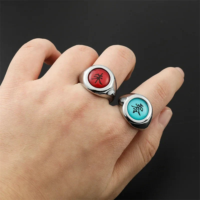 10PCS Bandai Naruto Akatsuki Rings — Itachi Anime Figure Cosplay Accessories, Jewelry & Toys for Boys & Kids Gifts