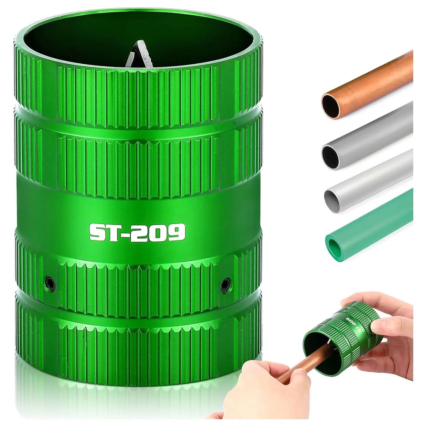 Pipe Reamer & Deburring Tool – Cleaner for Copper, PVC, and Tubing Pipes