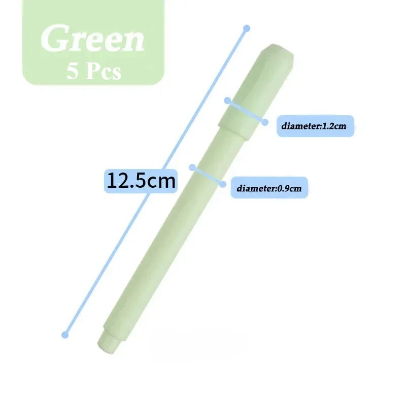 5-Piece Pencil Extender Set – Art Pen Grip & Holder for Sketching, Colored Pencils, School & Office Supplies