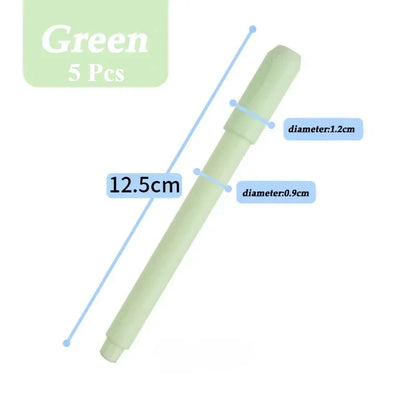 5-Piece Pencil Extender Set – Art Pen Grip & Holder for Sketching, Colored Pencils, School & Office Supplies