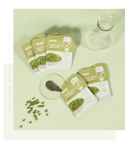 50pcs LAIKOU Sakura Mud Facial Masks – Moisturizing, Anti-Aging, Anti-Acne Deep Cleansing Skincare Face Mask