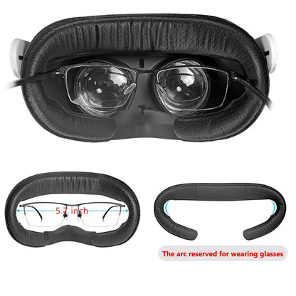 PU Leather Foam Eye Mask Replacement Face Cover for Meta Oculus Quest 2 VR Accessories