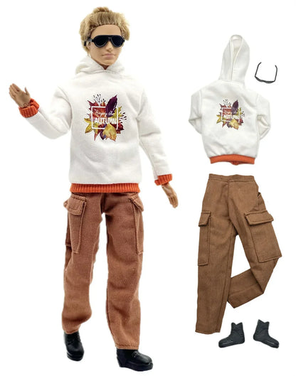 Handmade Ken Doll Clothes — Casual Wear Suit for 12" (30cm) Ken Dolls, Perfect Kids Gift