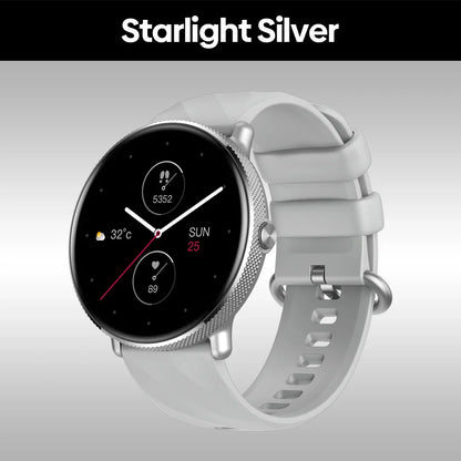 Zeblaze GTR 3 Pro Smartwatch — AMOLED Display Fitness Watch with Call Function, 316L Stainless Steel for Men & Women