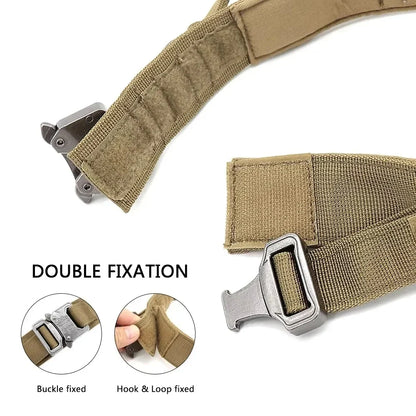 Military Tactical Dog Collar: Adjustable Nylon for Medium to Large Breeds - Durable Police K9 Gear for Walking & Training