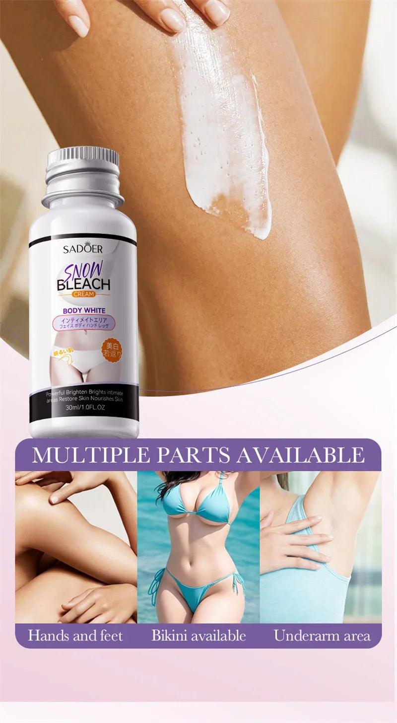 Whitening Cream for Private Parts – Underarm, Inner Thigh & Knee Brightening Serum