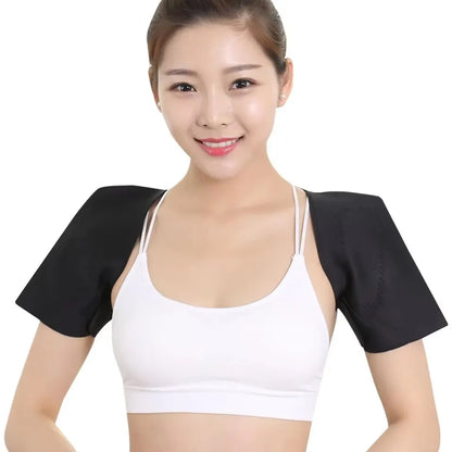 Self-Heating Shoulder Support Pads – Magnetic Heat Therapy Wrap for Pain Relief, Moxibustion-Style Heating Tape for Men & Women
