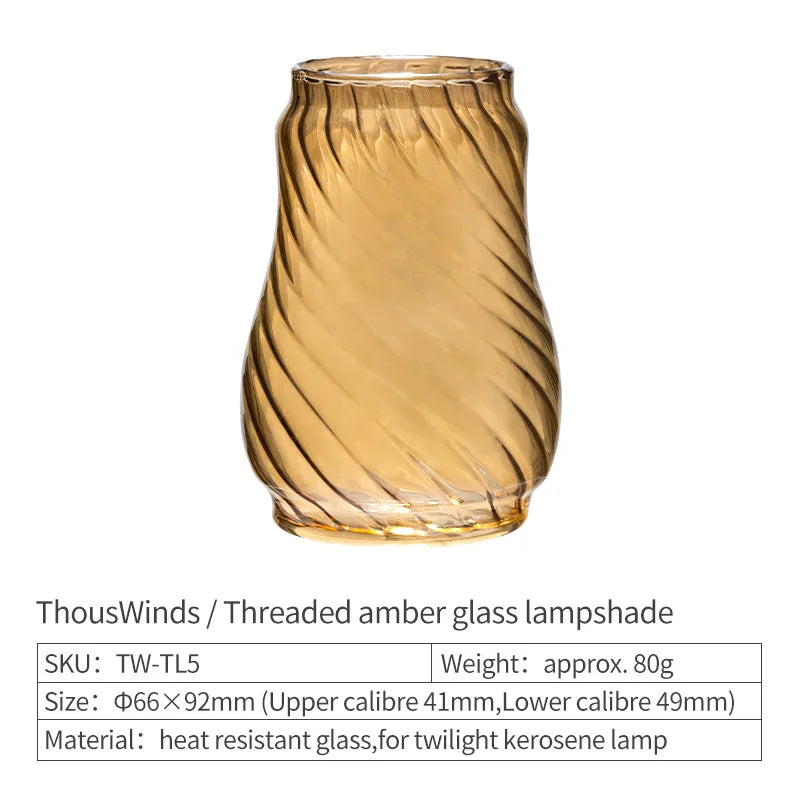 ThousWinds Twilight Kerosene Camping Lantern – Portable Retro Oil Lamp for Outdoor Picnic and Backpacking