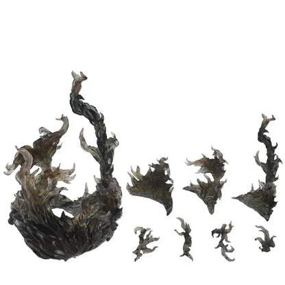 Whirlwind Flame & Ice Special Effects Model Stand — Luffy Figure DIY Accessories Movable Display Base