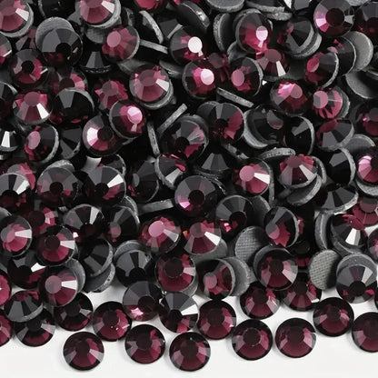 Bobohoo HotFix Crystal Rhinestones SS6-SS30 – Glitter Iron-On Strass Gems for Clothing, Dresses & DIY Crafts