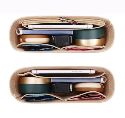 Felt Bag Insert Organizer — Purse & Handbag Organizer for Longchamp Mini Shoulder Bag