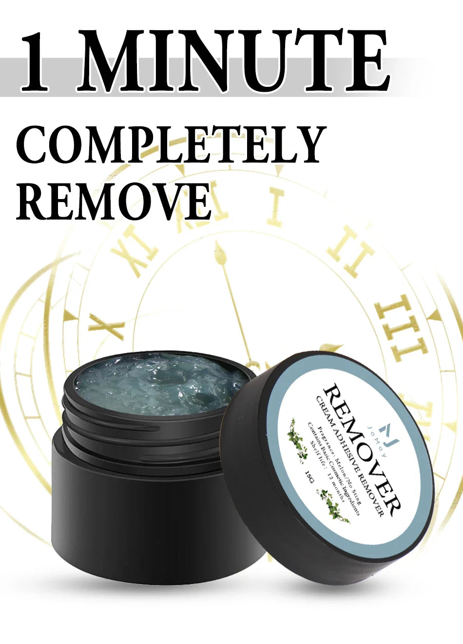 15g UV Eyelash Extension Glue Remover Cream – Professional Lash Removal Tool for Makeup