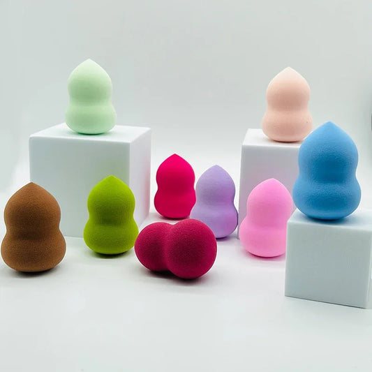 Women's Cosmetic Powder Puff — Water Drop Shaped Makeup Sponge for Smooth Foundation Blending & Beauty Application