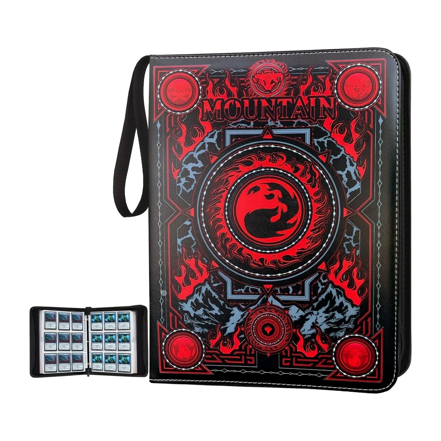 9-Pocket Card Binder with Sleeves — 900 Double-Sided Premium Collector Album for MTG, TCG & YuGiOh Cards