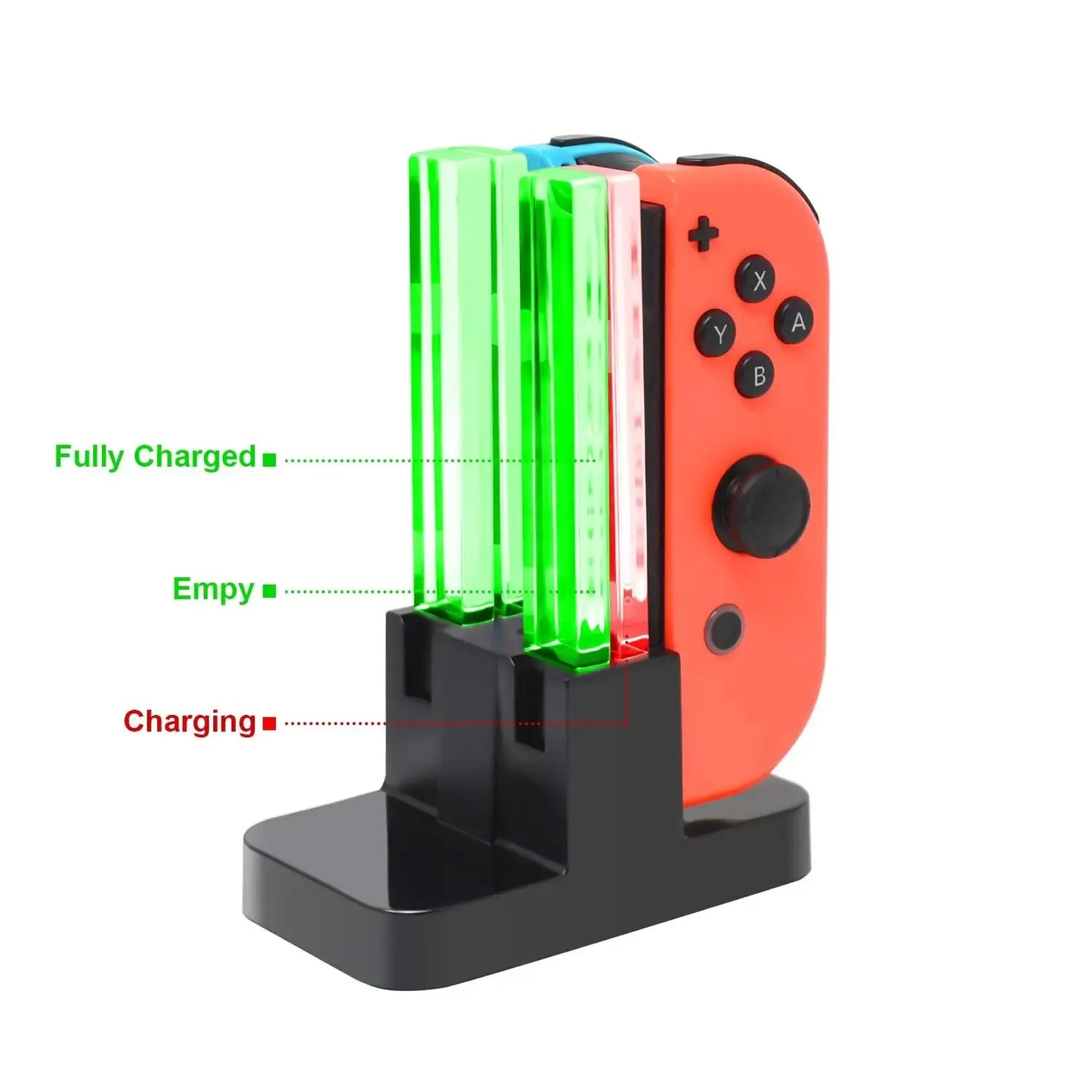 DOBE Charging Dock for Switch Joy-Con & OLED Model Controllers, with Lamppost LED Indication, Model TNS-875
