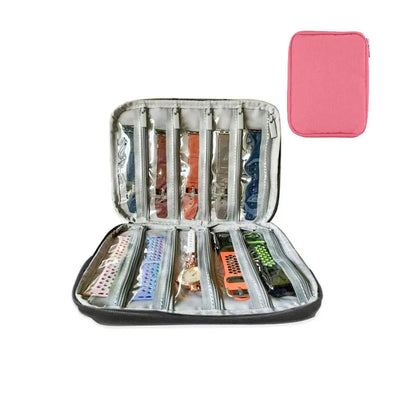Waterproof Portable Watch Storage Box - Organizer for Men & Women, Smartwatch & Apple Watch Strap Holder