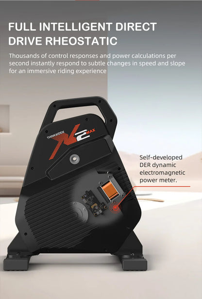 ThinkRider X2Max Smart Bike Trainer — MTB & Road Bicycle Home Trainer with Built-In Power Meter
