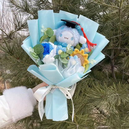 Cartoon Anime Plush Bouquet — Stich, Kuromi & Melody Toys for Kids’ Gifts