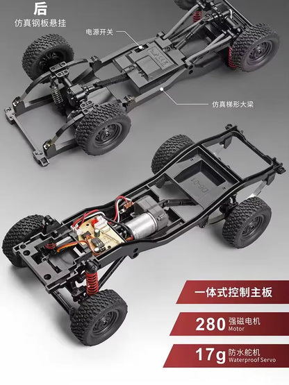 MN82 Pro RC Off-Road Vehicle — 1:12 Scale 4WD Climbing Car for Toyota LC79 Simulation