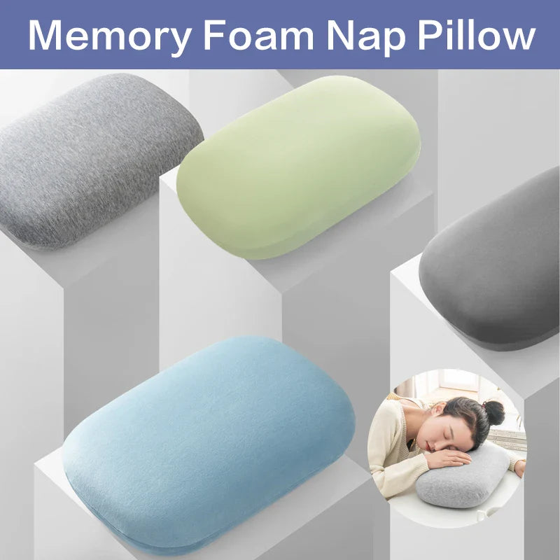 Multifunction Memory Foam Neck Pillow — Soft Slow-Rebound Travel Pillow for Sleeping, Cervical Support & Massage