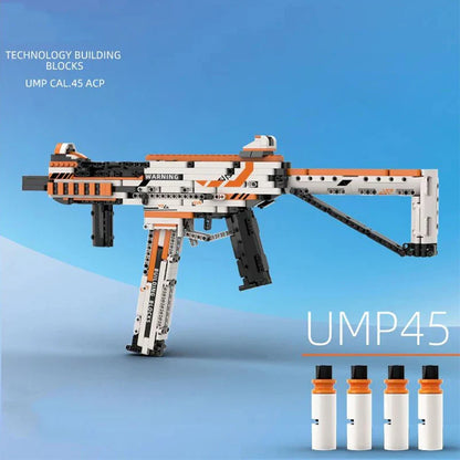 Military Series UMP45 Submachine Gun Building Block Toy – Compatible with Lego, Kids Birthday Gift