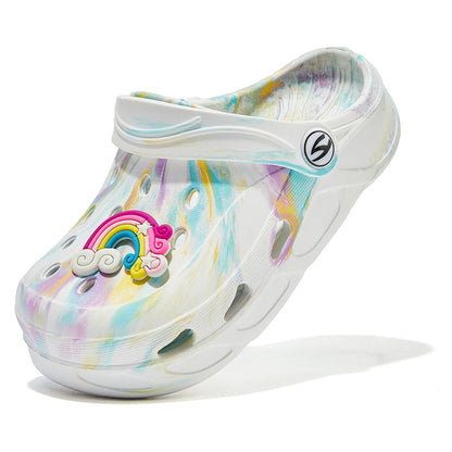 HOBIBEAR Kids Garden Clogs – Cartoon Beach Sandals & Water Shoes for Toddlers, Little Kids & Big Kids