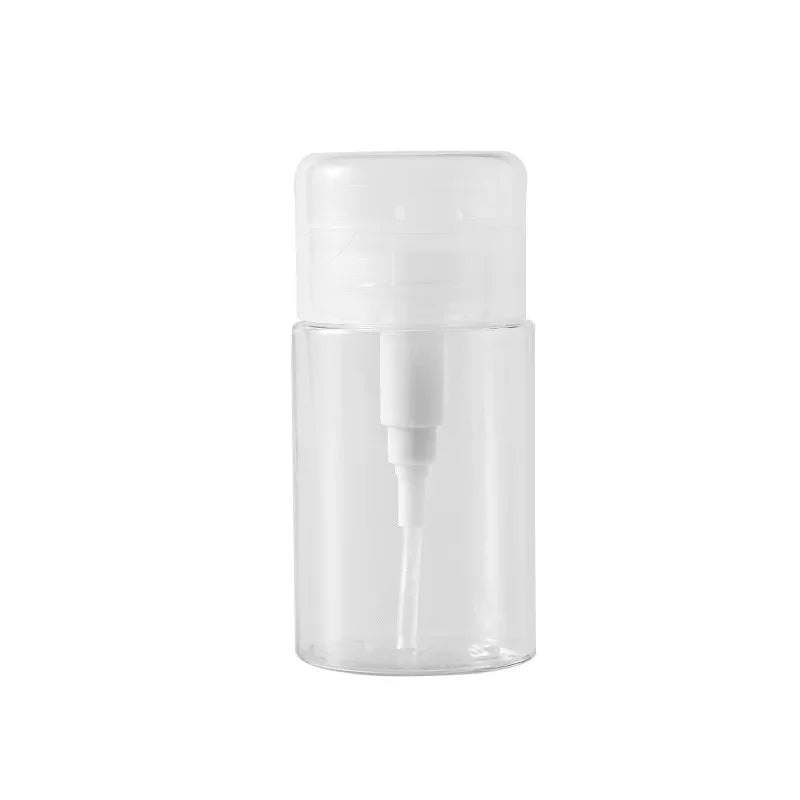 120/150/200ml Refillable Nail Pump Bottles – Empty Dispenser for Polish Remover, Cleaner & Manicure Tools