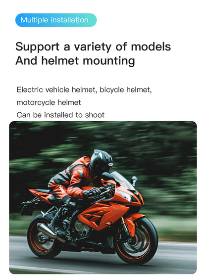 Pocket 4K Mini Magnetic Camera – Wearable Waterproof WiFi Cam for Cycling, Vlogging & Home Use