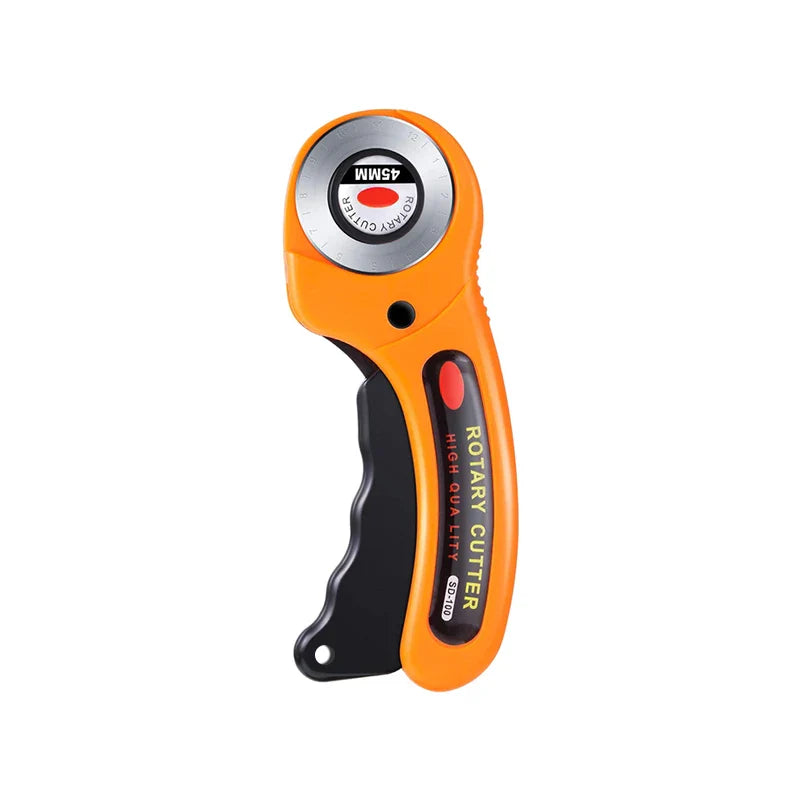 45mm Rotary Cutter Set – Ergonomic Leather & Fabric Cutting Tool for DIY Sewing, Quilting & Craft Projects