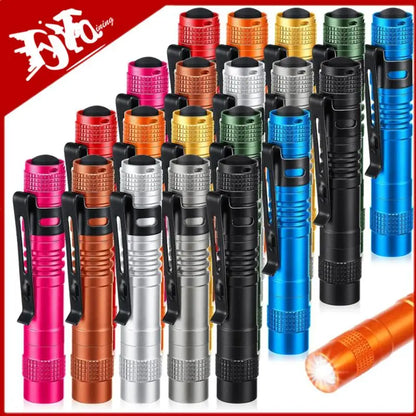 Mini Portable LED Pen Light with Clip – Ultra Bright High Lumens Pocket Flashlight Torch for Camping, Outdoor & Emergency Use
