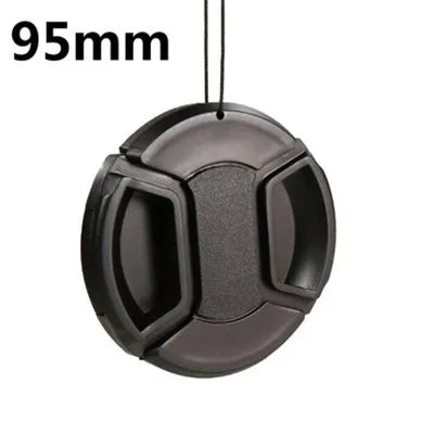 Camera Lens Cap Holder Cover — Fits Canon, Nikon, Sony, Olympus, Fuji, Lumix (37-95mm)