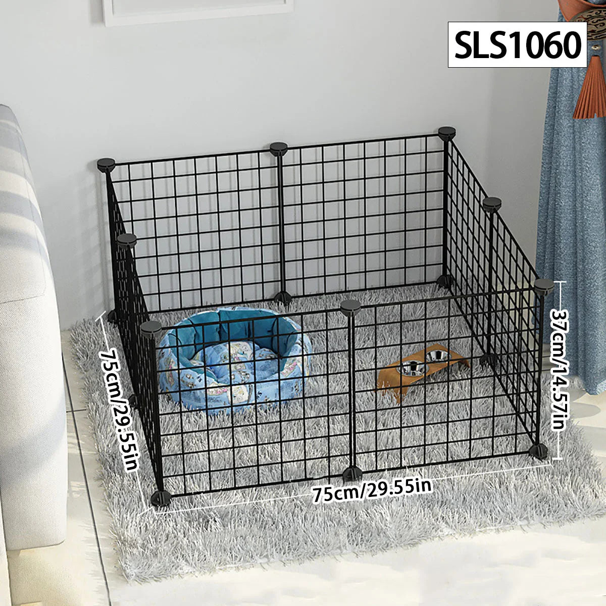 Indoor Dog Cage Wire Mesh Fence – Teddy Pet Escape Barrier