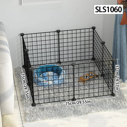 Indoor Dog Cage Wire Mesh Fence – Teddy Pet Escape Barrier