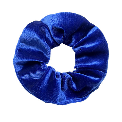 Vintage Velvet Hair Scrunchies for Women & Girls – Solid Color Ponytail Holder Elastic Hair Bands, Soft Fashion Hair Ties Accessories