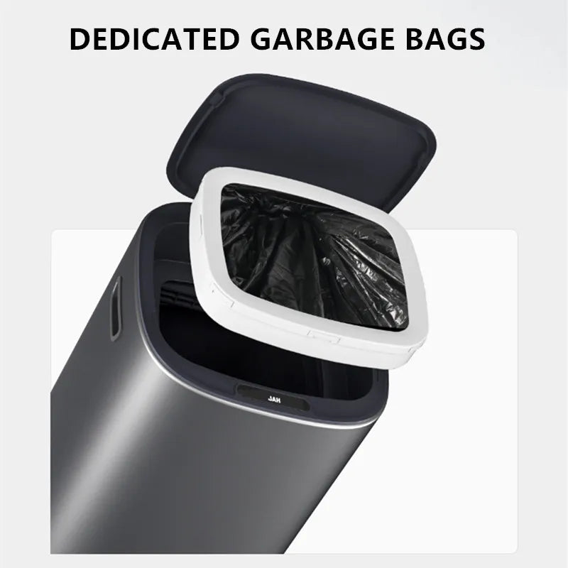 13L Smart Automatic Trash Can — Large Capacity Electric Rubbish Bin for Bathroom, Kitchen & Home