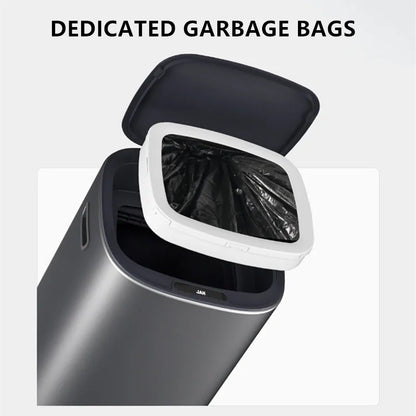 13L Smart Automatic Trash Can — Large Capacity Electric Rubbish Bin for Bathroom, Kitchen & Home