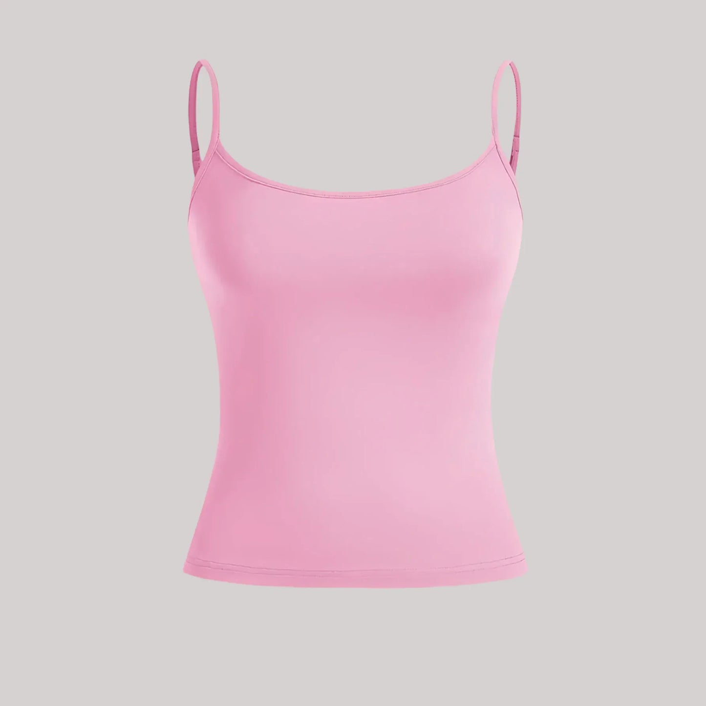 Women’s Slim Strap Tank Top – Breathable Summer Sleeveless Casual Top