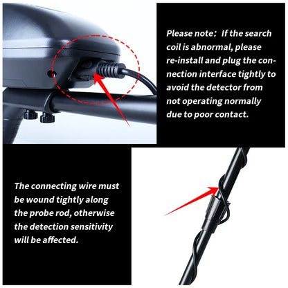 GTX5030H Underground Metal Detector – High-Sensitivity Treasure Hunter for Gold, Coins & Metals