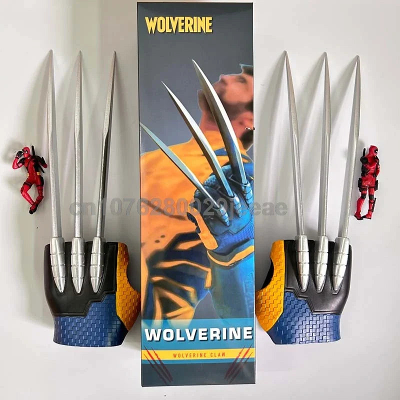 1:1 Wolverine Claw Figure – X-Men Wearable Gloves Cosplay Toy, Deadpool Anime Model, Kids Birthday Gift Collection