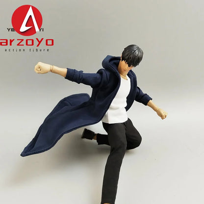 1/12 Scale Male Windbreaker Outfit – Coat, Vest & Pants Accessory for 6” VB002/VB003 Action Figures