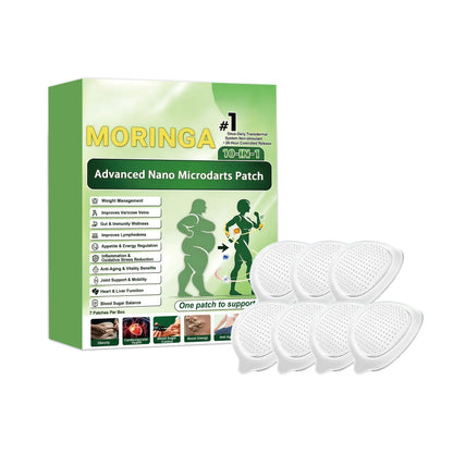 10-in-1 Moringa Microneedle Patches - Full-Body Daily Skin Care & Graceful Line Care Set